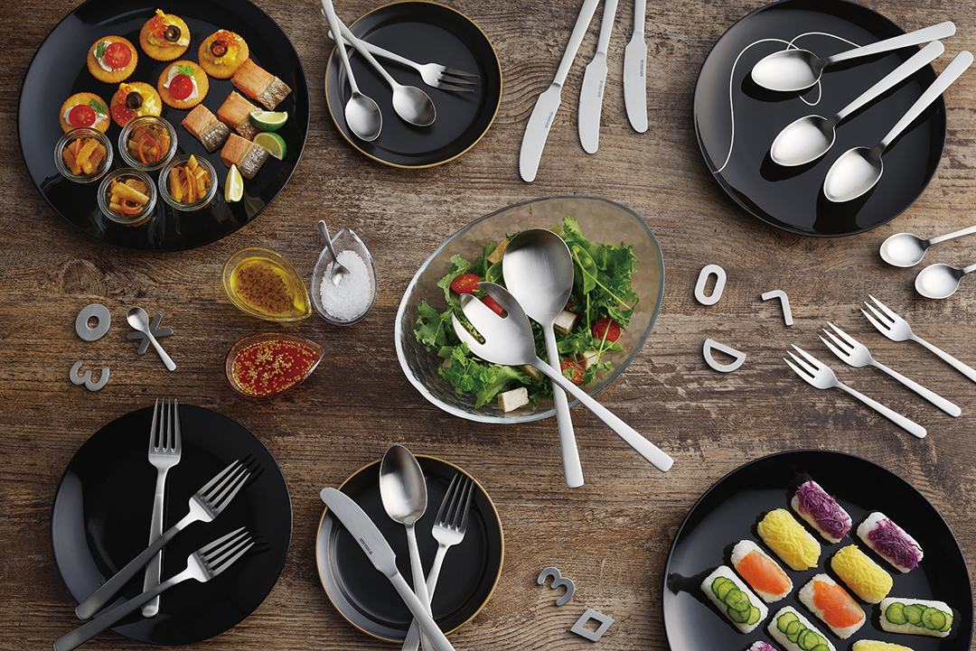 KAY BOJESEN ディナースプーン・フォークセット Grand Prix ディナーフォーク(マット加工)カイボイスン