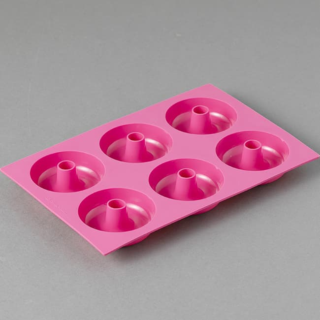CASUALPRODUTCT Silicone BakeMold 6-cup DonutMold