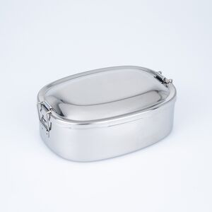 カジュアルプロダクト ゼブラオーバルランチボックス お弁当箱 ステンレス