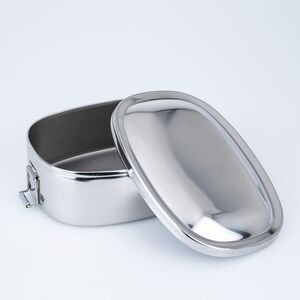 カジュアルプロダクト ゼブラオーバルランチボックス お弁当箱 ステンレス