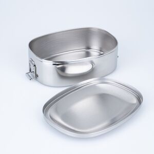 カジュアルプロダクト ゼブラオーバルランチボックス お弁当箱 ステンレス