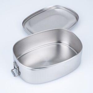 カジュアルプロダクト ゼブラオーバルランチボックス お弁当箱 ステンレス