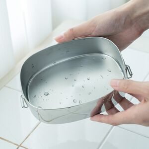 カジュアルプロダクト ゼブラオーバルランチボックス お弁当箱 ステンレス