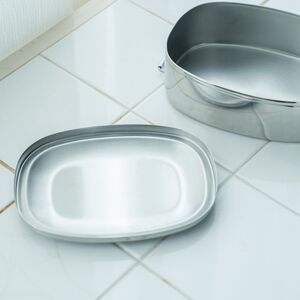 カジュアルプロダクト ゼブラオーバルランチボックス お弁当箱 ステンレス