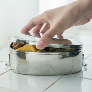 カジュアルプロダクト ゼブラオーバルランチボックス お弁当箱 ステンレス