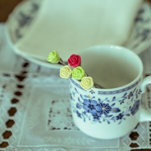 カジュアルプロダクト ブリリアントローズケーキフォーク カトラリー ティーコーヒー