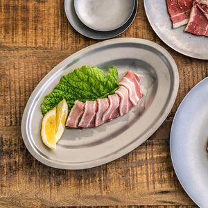 ヴィンテージイノックス オーバルプレート お皿 カフェレストラン