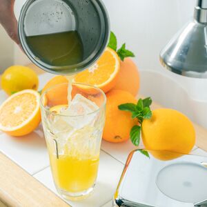 カジュアルプロダクト フレッシュジューサー ハンドル式 キッチン スムージー ジュース