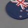 カジュアルプロダクト ワールドフラッグコースター ニュージーランド 国旗モチーフ