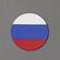 カジュアルプロダクト ワールドフラッグコースター ロシア 国旗モチーフ