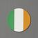 カジュアルプロダクト ワールドフラッグコースター アイルランド　国旗モチーフ