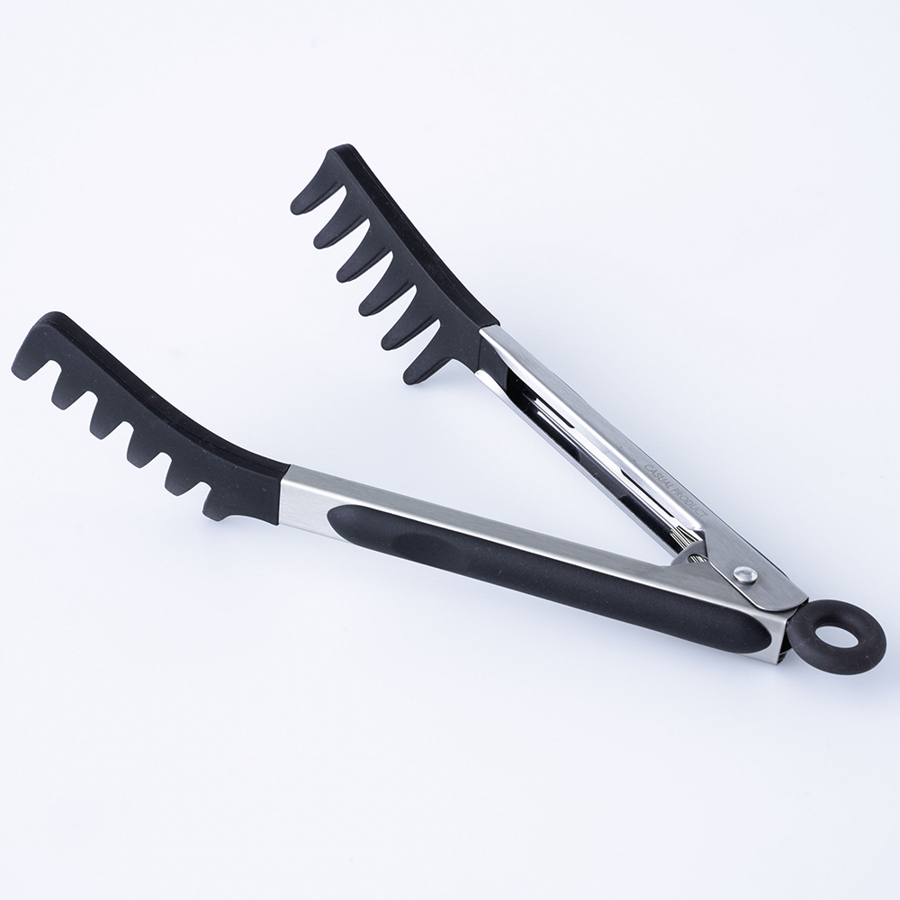 シリコン製 パスタトング BK 23cm - 画像 (4)