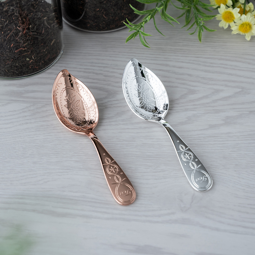 ティーキャディースプーン ティーフラワー