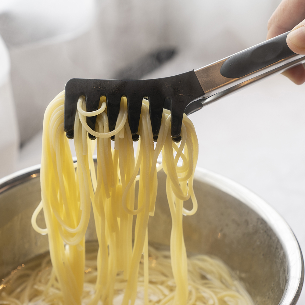 シリコン製 パスタトング BK 23cm
