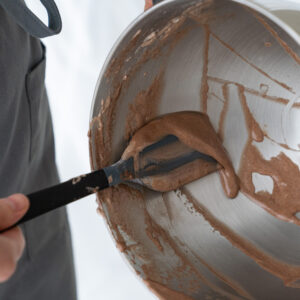 しっかりフィットする シリコンスパチュラ